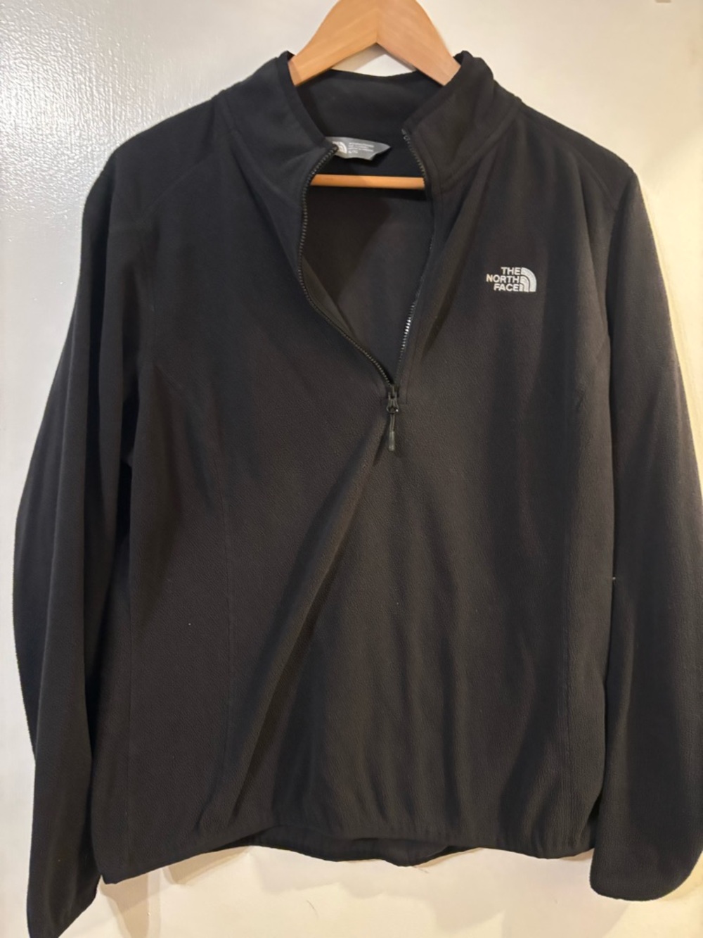 The North Face Black Coat with Interior Logo Tag